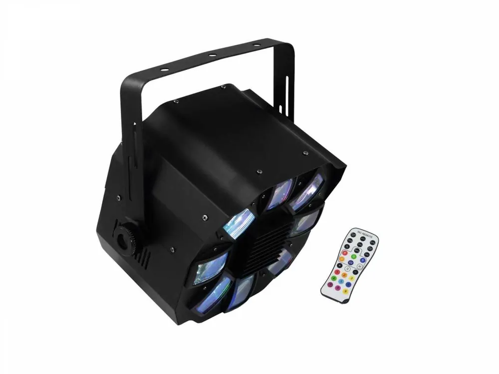Eurolite LED Shogun 6x 3W RGBAWP s DO DMX, paprskový efekt Poslední Šance