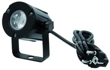 Eurolite LED spot 3W, 6000K, 6°, černý Nakupujte Hned