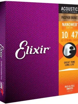Elixir Acoustic Phosphor Bronze 12-String Nanoweb Nakupujte Hned