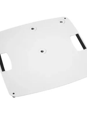 Nová Kolekce Omnitronic BPS-3, základna pro reproduktorovou distanční trubku se závitem, bílá