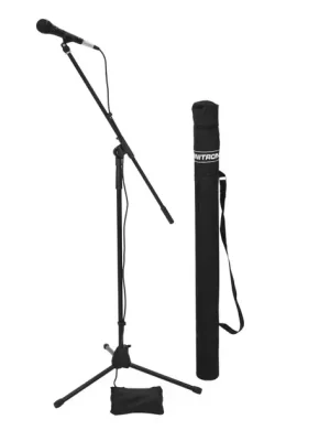Finální Výprodej Omnitronic CMK-10, mikrofonní sada (mikrofon, kabel, stojan, obal)