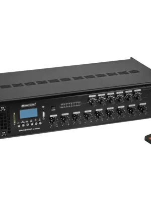 Cenový Hit Omnitronic MAVZ-240.6P, 100V 6-zónový mixážní zesilovač, MP3/USB/SD/BT, 240W