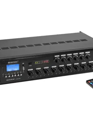 Omnitronic MAVZ-60.6P, 100V 6-zónový mixážní zesilovač, MP3/USB/SD/BT, 60W Speciální Cena