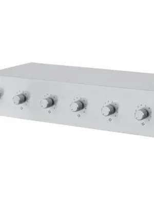 Omnitronic 6-ti zónový PA ovladač hlasitosti 45W stereo, stříbrný Hit Sezóny