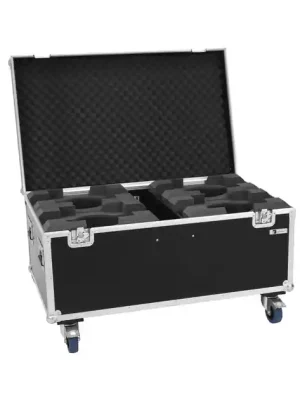 Výprodej Roadinger Transportní Case pro 4x LED Eurolite LED TMH-X7, otočná hlavice