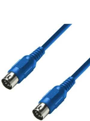 Adam Hall kabel MIDI DIN 5 3m Blue Speciální Cena