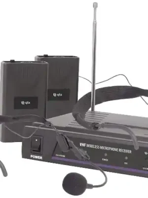 Objednat Nyní QTX VN2, 2-kanálový bezdrátový mikrofonní set 174,1 MHz / 175,0 MHz