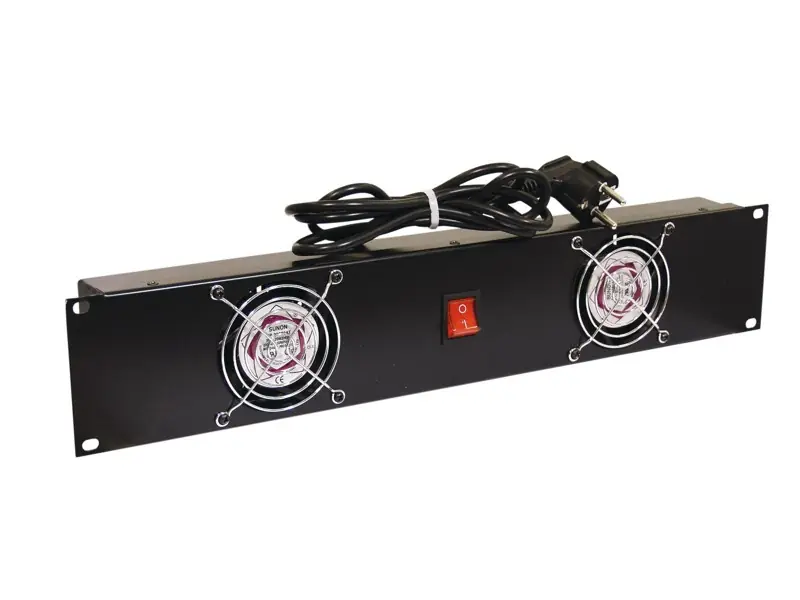 Omnitronic přední panel Z-12 se 2 ventilátory, 2U Cenově Výhodný