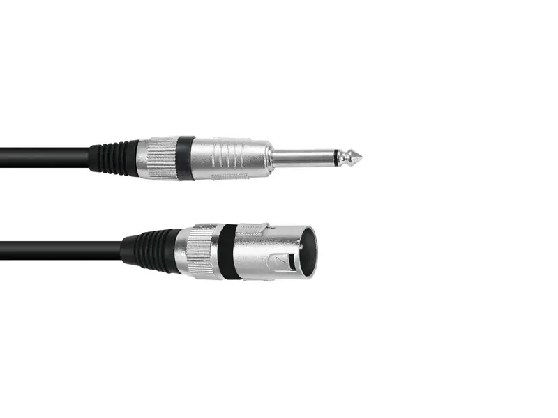 Kabel XK-50 XLR samec - Jack 6,3 mono, 5 m Nejlepší Volba