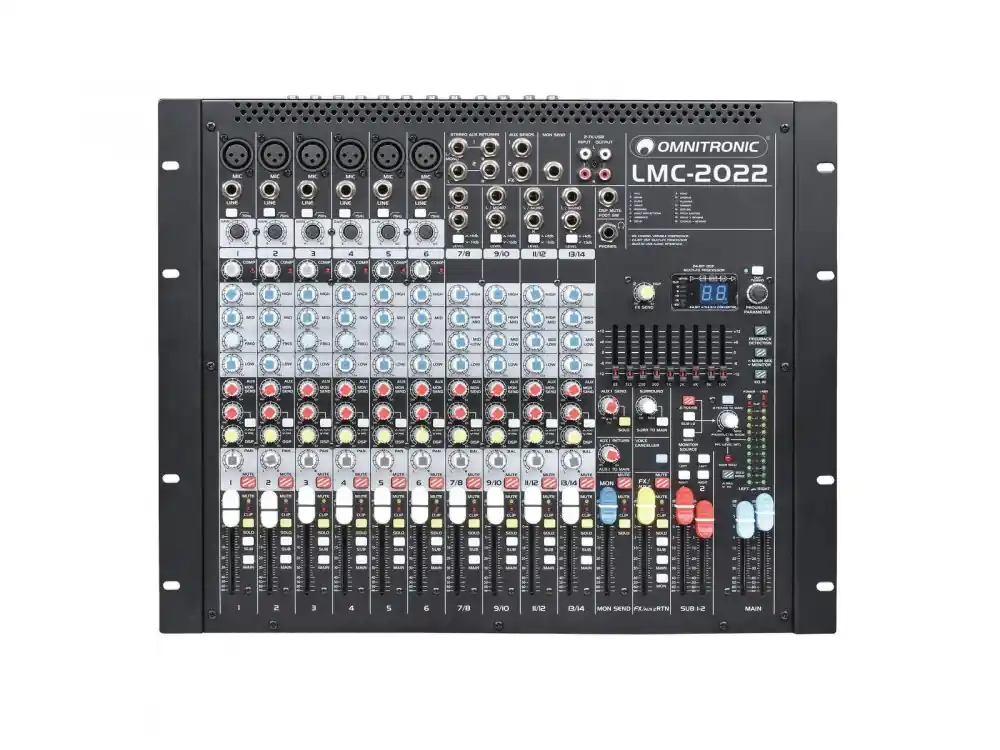 Omnitronic LMC-2022FX USB Mixing console Aktuální