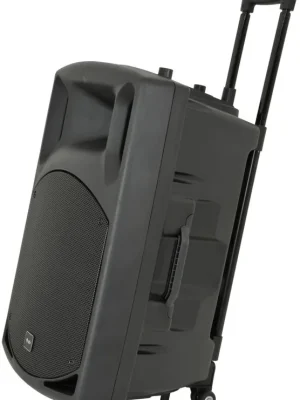 Autentický QTX QX15PA-PLUS, mobilní 15" zvukový systém MP3/BT/FM/2x UHF, 250W