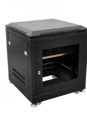 Ocelová skříň 19", 6HE s dvířky - použito (30103288) Bezpečná Platba