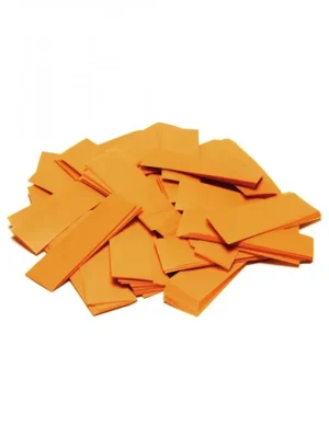 Akce Tcm Fx pomalu padající obdélníkové konfety 55x18mm, oranžové, 1kg