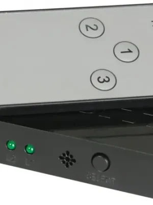 Doprava Zdarma AV:link HDP31M, 3-kanálový mini přepínač HDMI signálu, IR