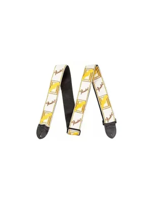 Fender Mono Strap WHITE/BROWN/YELLOW Super Cena