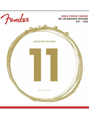 Fender 880CL Dura-Tone Coated, 80/20, Ball End 11/52 Nejlepší Volba