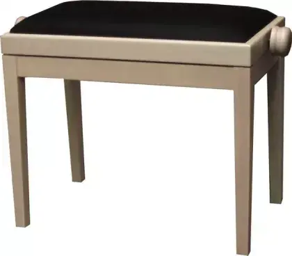 Stolička klavírní Discacciati 105R/YAMASH/89M bílý jasan/černý semiš Cenová Bomba