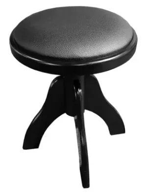 Výprodej Stolička klavírní otočná Discacciati 2024G-101/40/30E černý mat/černý vinyl