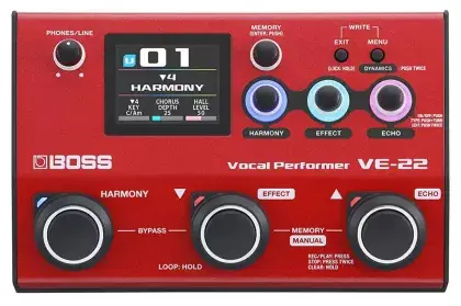 Vokální procesor Boss VE-22 Omezená Nabídka