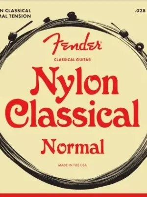 Bezpečná Platba Struny nylonové pro klasickou kytaru Fender 100 Clear/Silver - 28/43