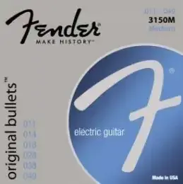 Kup Teď Struny pro elektrickou kytaru Fender 3150M Original Pure Nickel bullet ends 11/49