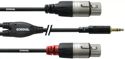 Novinka Kabel adaptér Y Cordial CFY 3 WFF