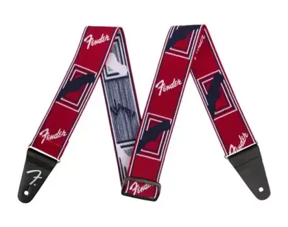 Nejprodávanější Řemen kytarový Fender Weighless Mono Strap R/W/B