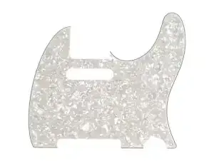 Pouze Dnes Pickguard Fender PG, Tele Aged WHT Moto 8HL