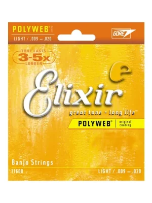 Cenový Hit ELIXIR Light struny na banjo 009"