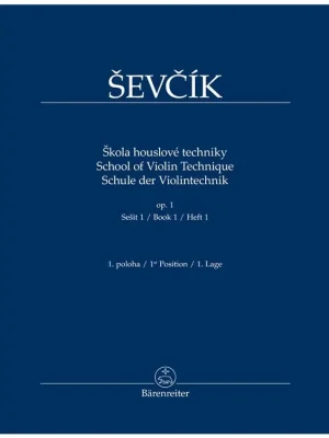Ševčík Otakar - Škola houslové techniky op. 1, sešit 1 Zlevněný