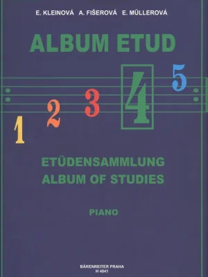 Album etud 4piano Levný