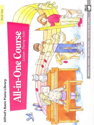 Nakupujte Hned Alfred's Basic PIANO All-in-One Course 1 - klavírní lekce * hudební teorie * přednesové skladbičky
