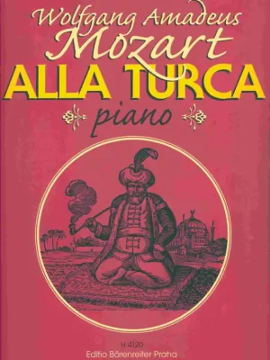 Značkový ALLA TURCA (TURECKÝ POCHOD) - Rondo from Sonata in A Major K 331 by Mozart / snadný klavír