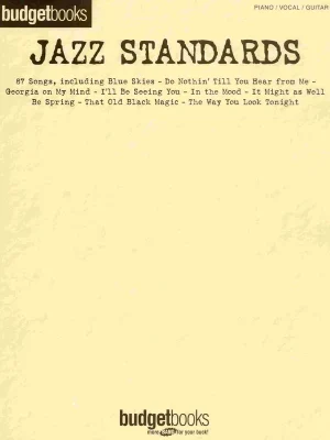 BUDGETBOOKS - JAZZ STANDARDS klavír/zpěv/kytara Výprodej