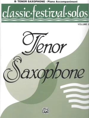CLASSIC FESTIVAL SOLOS 2 / tenorový saxofon - klavírní doprovod Tovární Cena