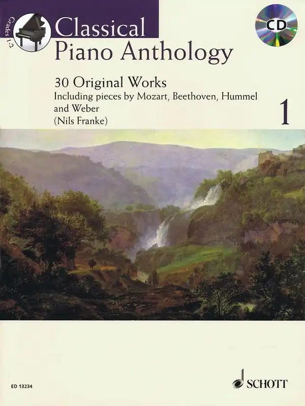 Dokud Zásoby Vydrží Classical Piano Anthology 1 + CD / 30 originálních skladeb pro klavír (obtížnost 1-2)