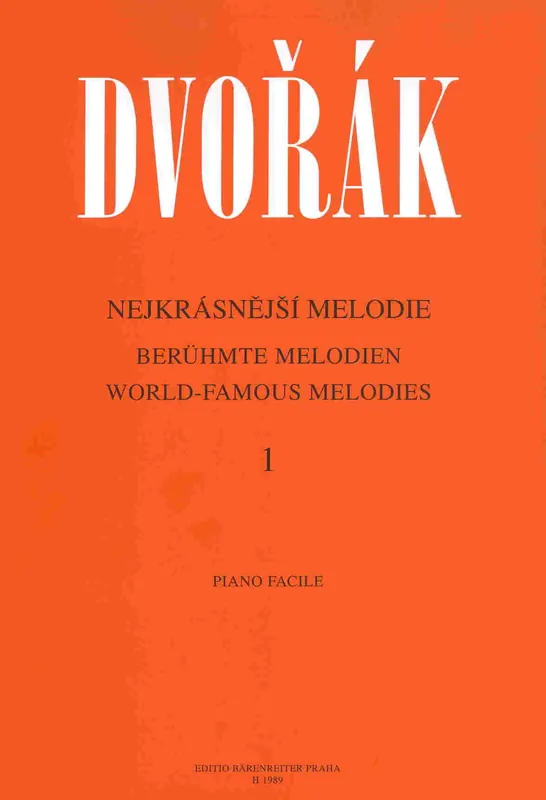 Výprodej DVOŘÁK, Antonín - Nejkrásnější melodie 1 / klavír