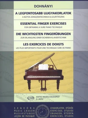 Akce Essential Finger Exercises / důležitá prstová cvičení na klavír