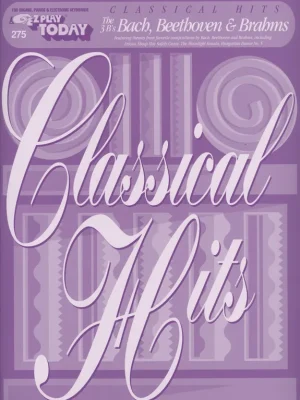 EZ PLAY TODAY 275 - CLASSICAL HITS (Bach, Beethoven, Brahms) Cenová Bomba