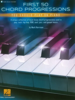 Speciální Cena First 50 Chord Progressions (You Should Play on the Piano) / prvních 50 akordových postupů pro klavír
