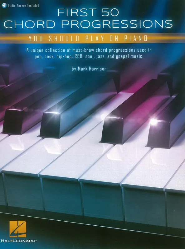 Speciální Cena First 50 Chord Progressions (You Should Play on the Piano) / prvních 50 akordových postupů pro klavír