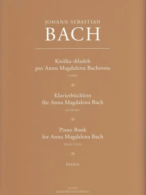 Knížka skladeb pro Annu Magdalenu Bachovou - sólo klavír Jen Po Omezenou Doba