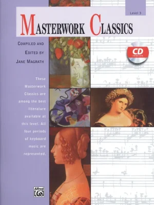 Sleva Masterwork Classics 3 + CD / klasické skladby ve snadné úpravě pro klavír