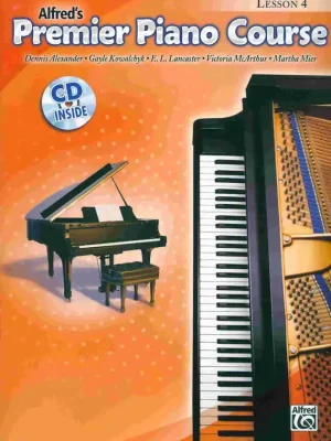 Cenově Výhodný Premier Piano Course 4 - Lesson + CD