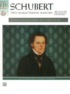 Výprodej Schubert: Two Characteristic Marches, Opus 121, D. 886 + CD / 1 klavír 4 ruce