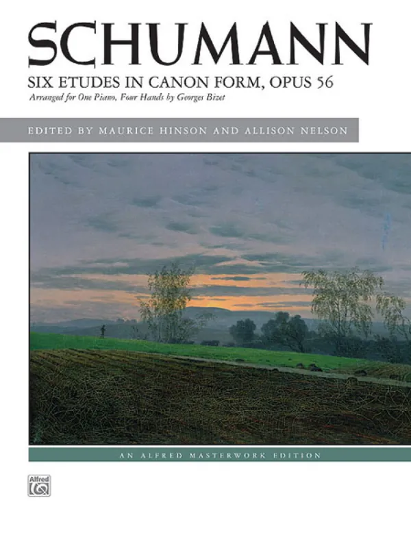 Schumann: Six Etudes in Canon Form, Opus 56 / 1 klavír 4 ruce Bezpečná Platba