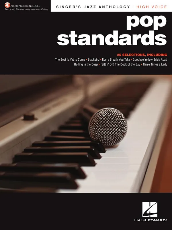 Singer's Jazz Anthology: POP STANDARDS + Audio Online / zpěv (vyšší hlas) a klavír Sleva