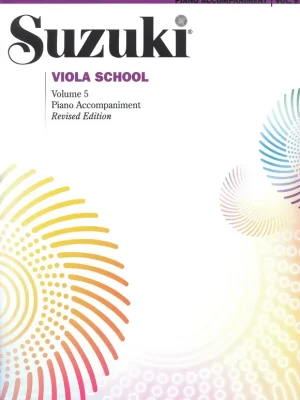 Levný Suzuki Viola School 5 - klavírní doprovod