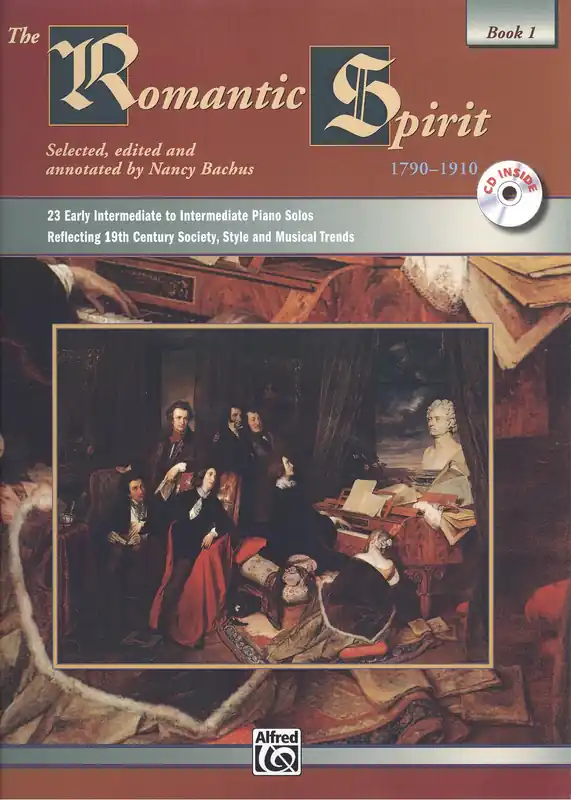 THE ROMANTIC SPIRIT 1 + CD / romantické skladby pro mírně až středně pokročilé klavíristy Časově Omezené