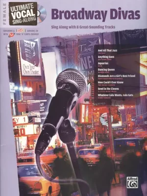 Přímo Od Výrobce Ultimate Vocal Sing-Along - BROADWAY DIVAS + CD / osm známých muzikálových melodií pro zpěvačky